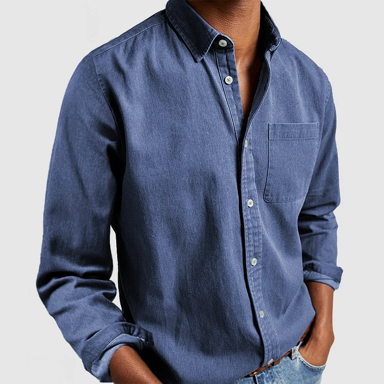 Charles, Blouse, Elegante Blouse, Ademend, Mannen, Comfortabel, Tijdloos, Verenabrussels
