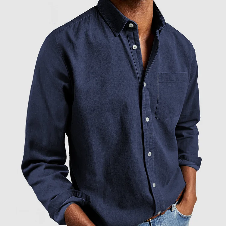 Charles, Blouse, Elegante Blouse, Ademend, Mannen, Comfortabel, Tijdloos, Verenabrussels