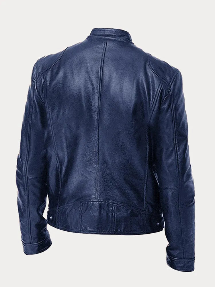 Daan Casual Leren Jas, Stijlvol, Tijdloos, Leren Jasje, Mode