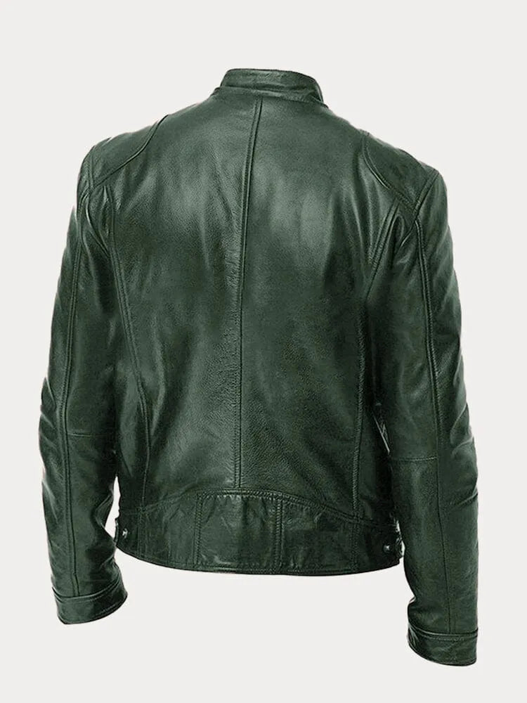 Daan Casual Leren Jas, Stijlvol, Tijdloos, Leren Jasje, Mode