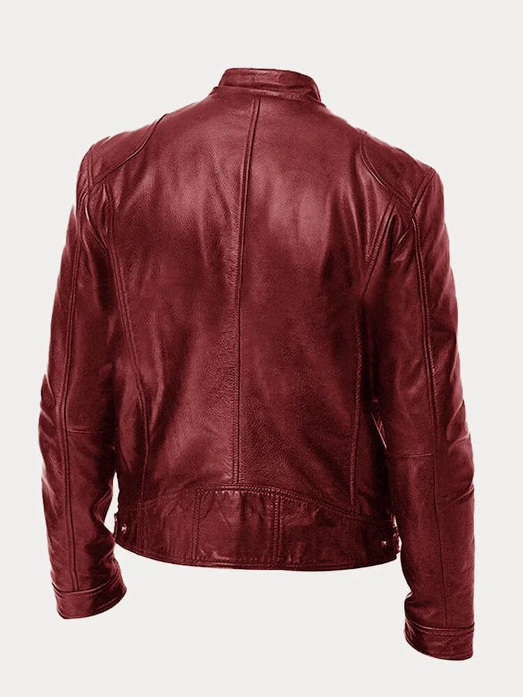 Daan Casual Leren Jas, Stijlvol, Tijdloos, Leren Jasje, Mode