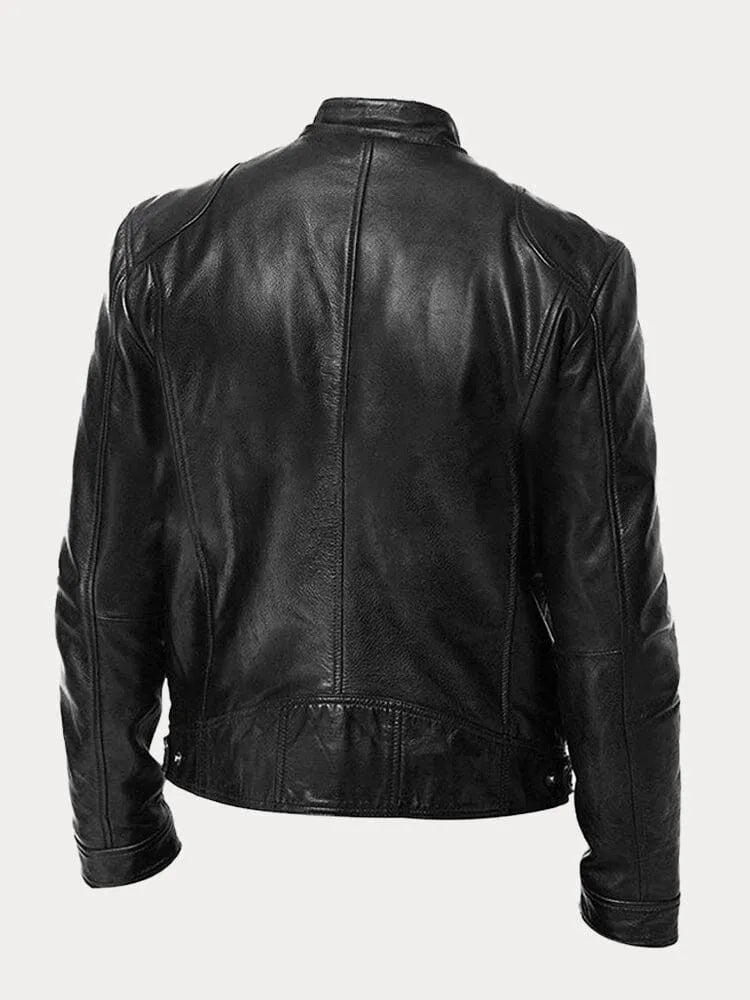 Daan Casual Leren Jas, Stijlvol, Tijdloos, Leren Jasje, Mode