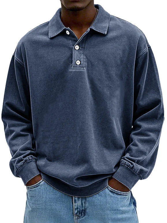 Matteo, Polo Shirt, Langemouwen, Katoen, Comfortabel, Easy-to-style, Modern Design, Verenabrussels