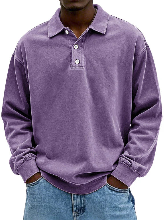 Matteo, Polo Shirt, Langemouwen, Katoen, Comfortabel, Easy-to-style, Modern Design, Verenabrussels