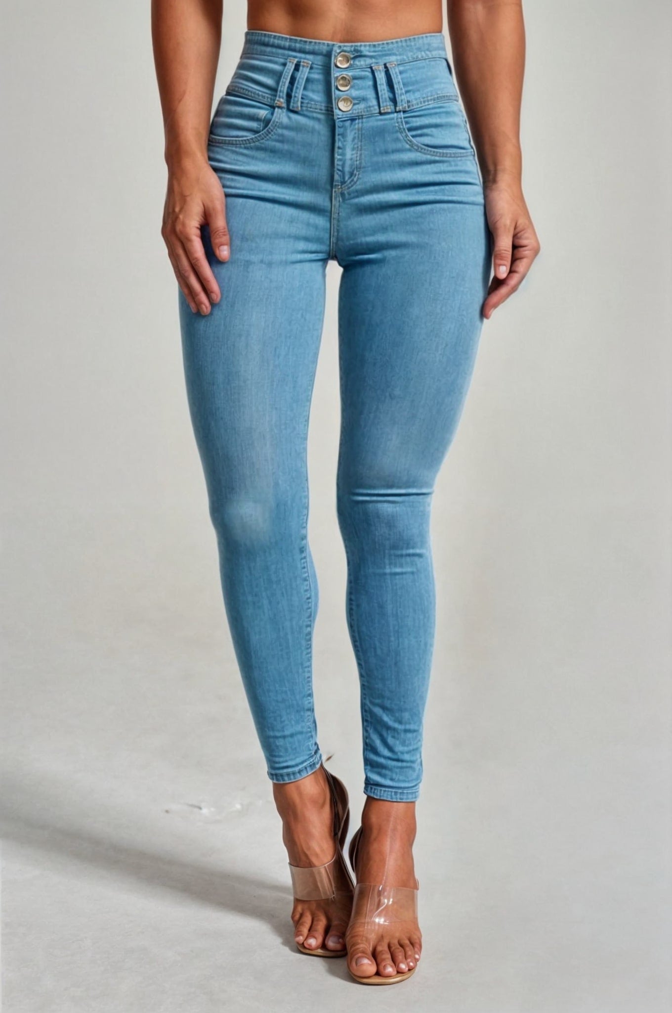 Zoë, High-Waisted Jeans, Skinny Fit, Stretchy, Dames, Comfortabel, Casual en Chic, Verenabrussels
